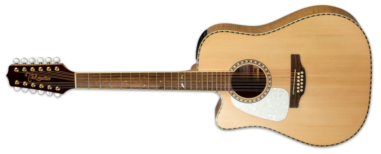 Takamine GD74CE-12ULH - Gloss Natural w/ Gig Bag LH (TAKGD74CE12ULHNAT) | Musician Madness