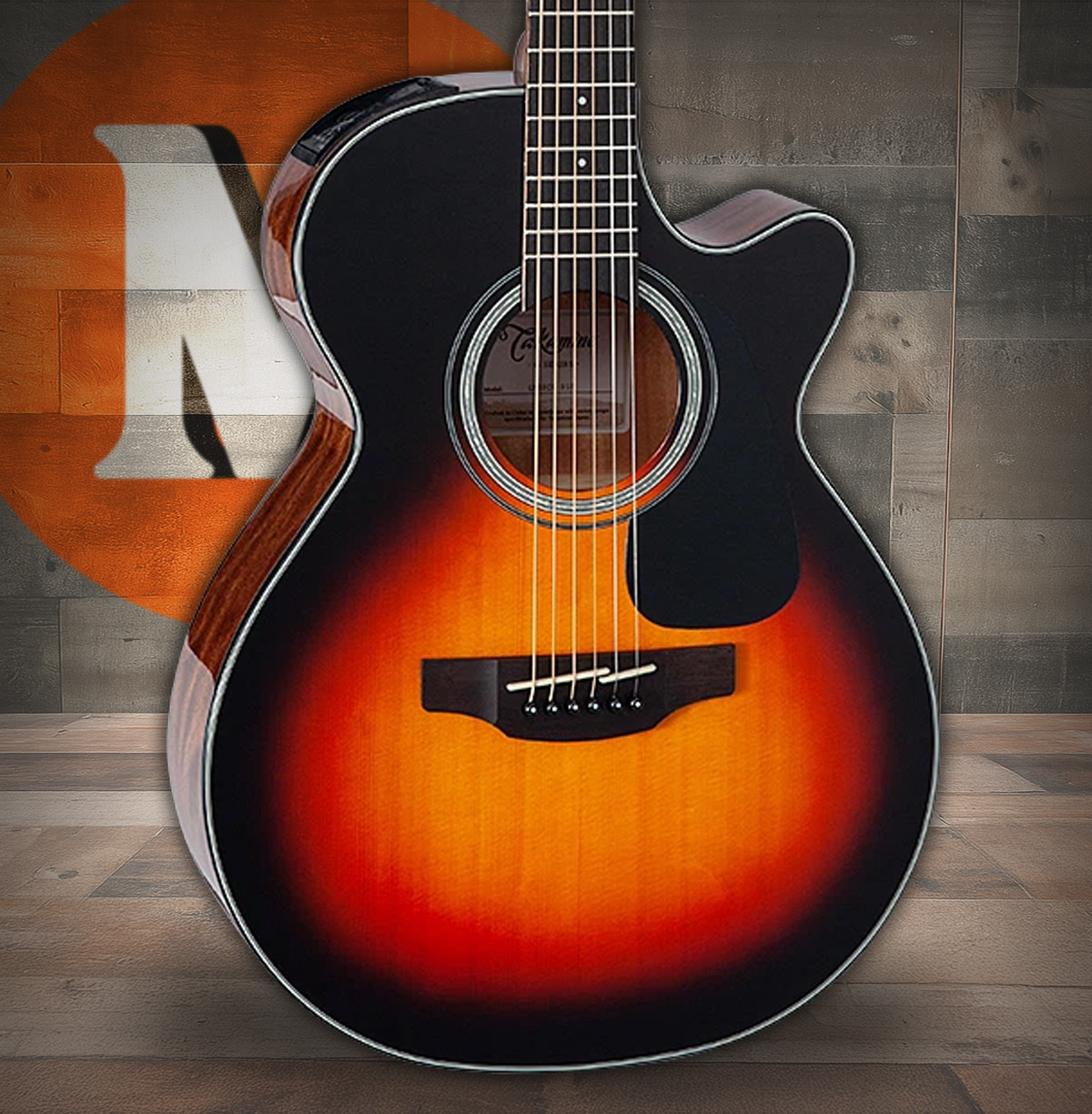 Takamine GF30CE - Gloss Brown Sunburst (TAKGF30CEBSB)