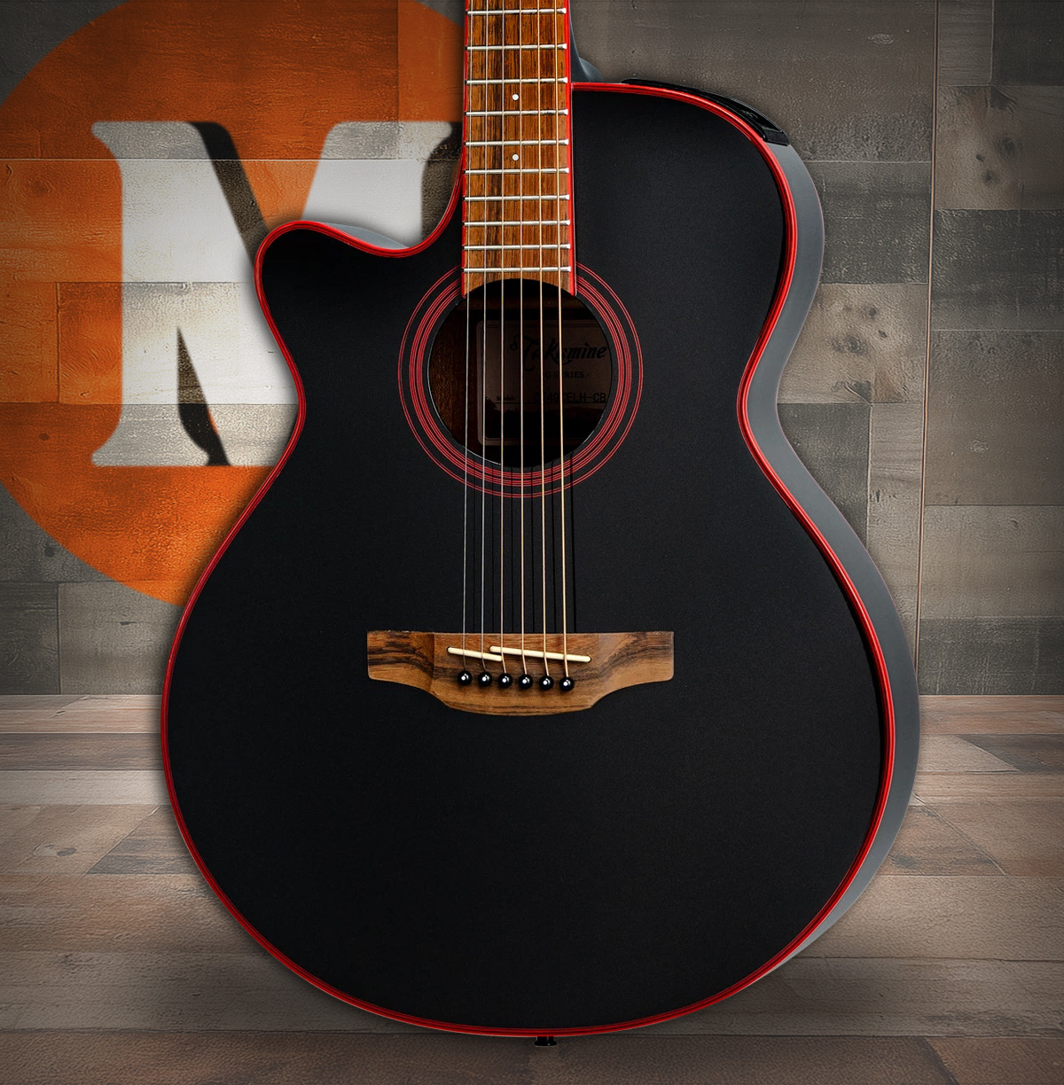 Takamine GF49CELH - Cosmic Black Sparkle LH (TAKGF49CELHCB)