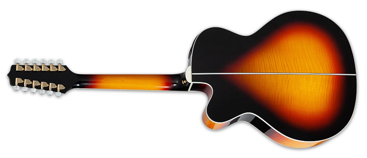 Takamine GJ72CE-12 - Gloss Brown Sunburst (TAKGJ72CE12BSB)