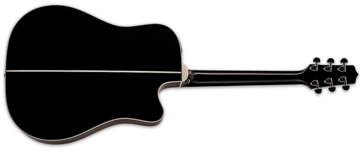 Takamine EF341SC-LH - Gloss Black w/ Semi-Hard Case (JTAKEF341SCLH)