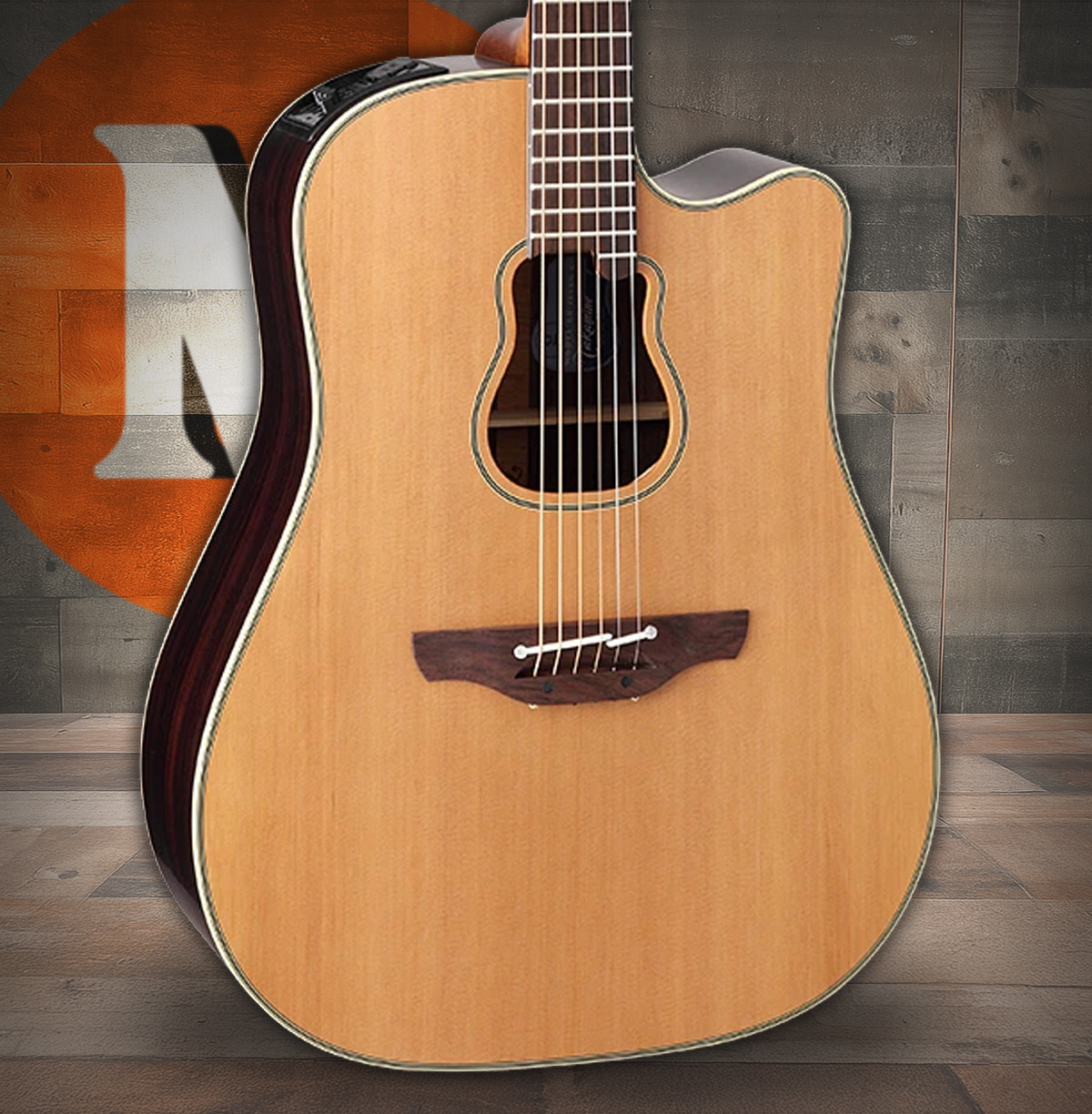 Takamine Garth Brooks GB7C - Natural Satin w/ Semi-Hard Case (JTAKGB7C) | Musician Madness