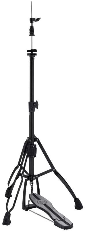 Mapex Mars Hi-Hat Stand Black (H600EB) â€“ lightweight double-braced hi-hat stand with adjustable tension, smooth pedal action, and durable black finish