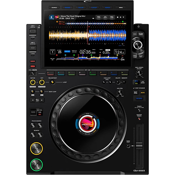 AlphaTheta CDJ-3000X Professional DJ Media Player - Black (CDJ-3000X) | Musician Madness