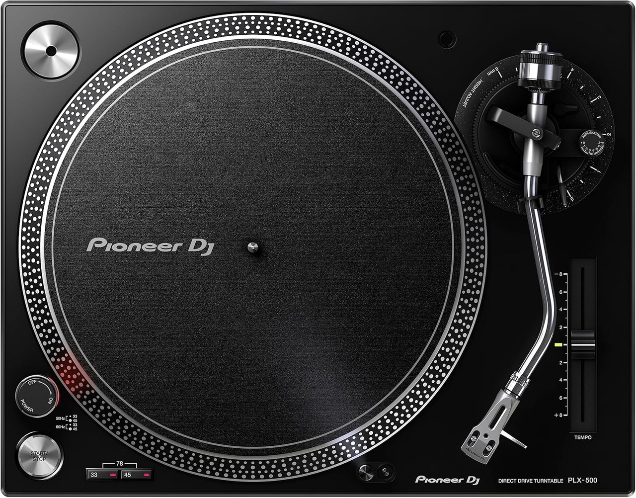 Pioneer DJ PLX-500 Direct Drive Turntable - Black (PLX-500-K) | Musician Madness
