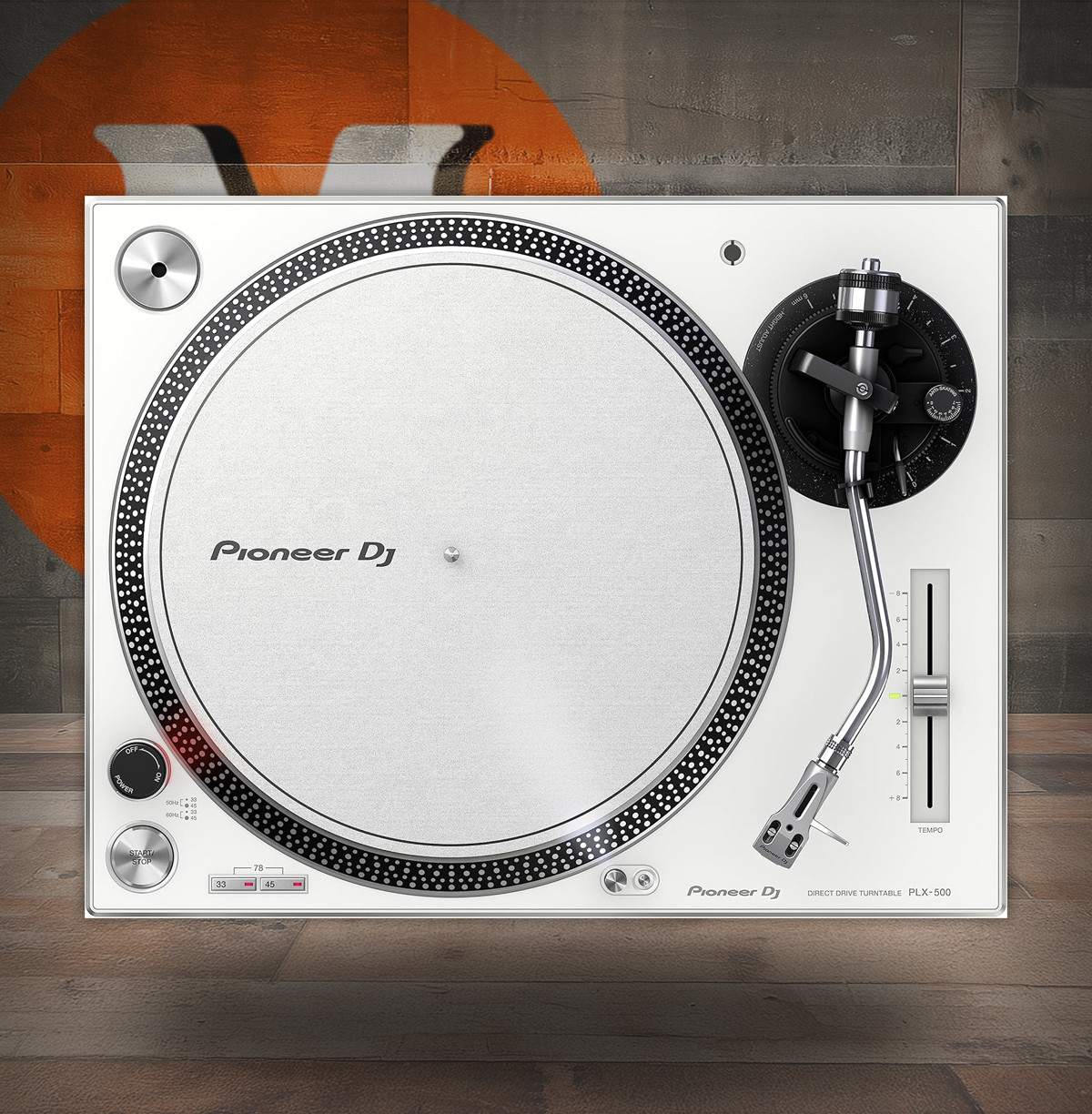 Pioneer DJ Direct Drive Turntable (PLX-500-W)