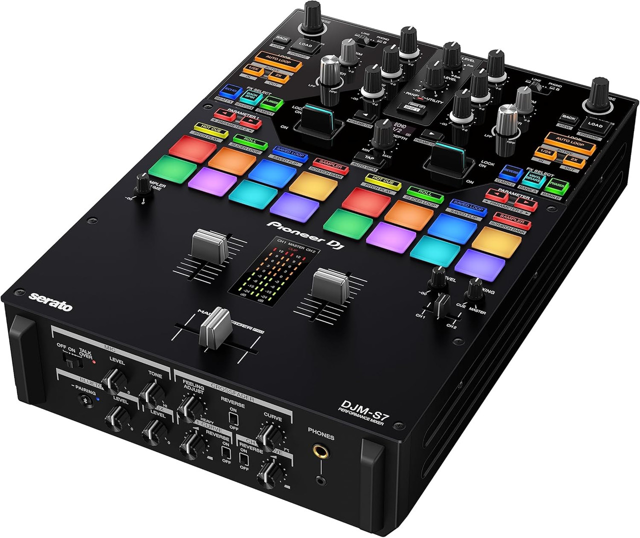 Pioneer DJ DJM-S7 2-Channel Mixer for Serato DJ (DJM-S7)