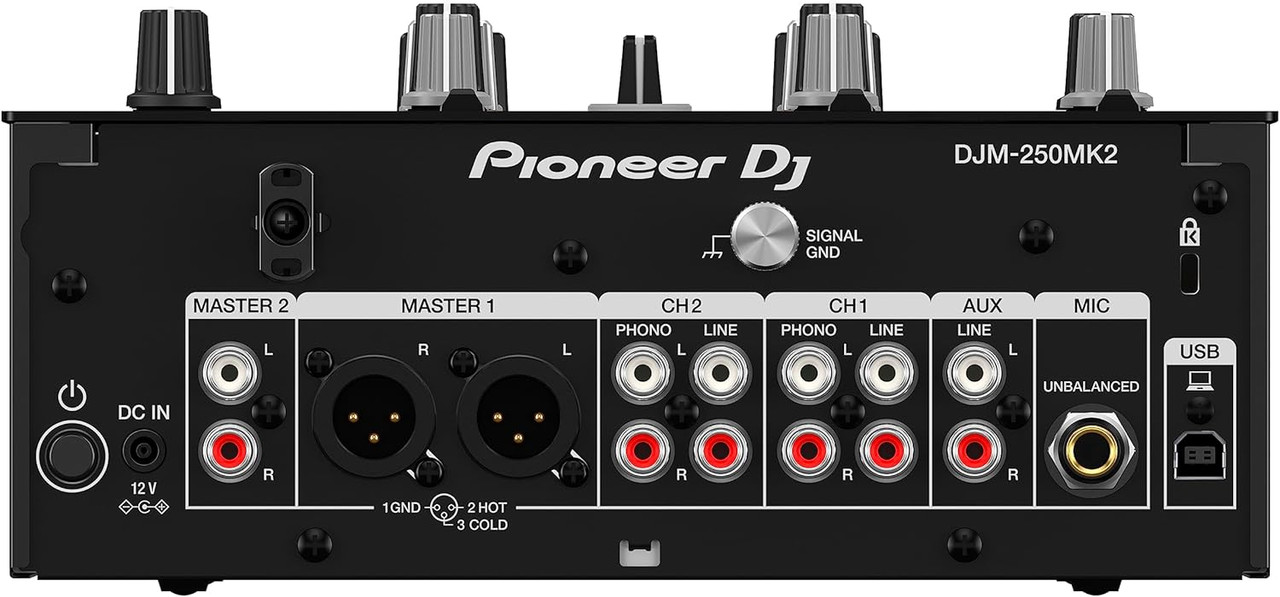 Pioneer DJ DJM-250MK2 2-Channel DJ Mixer - Black (DJM-250MK2) | Musician Madness