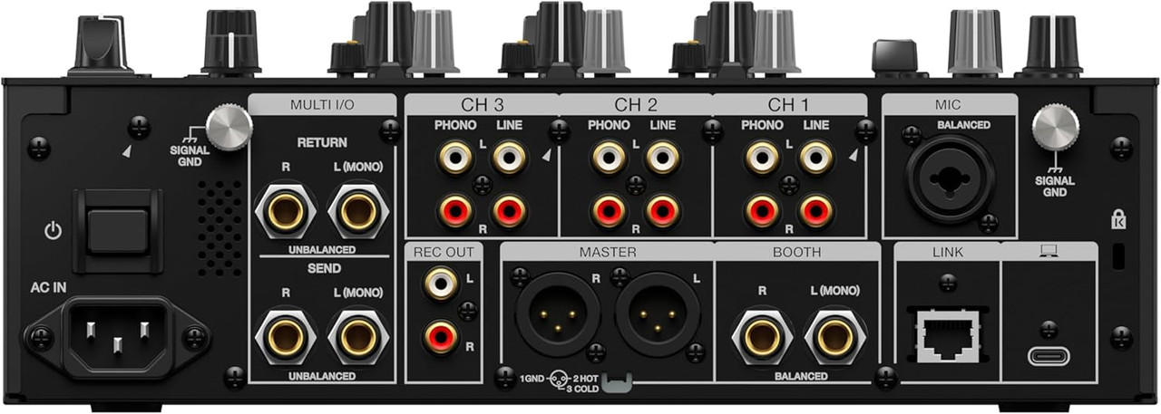 AlphaTheta DJM‑V5 3‑Channel Professional DJ Mixer (DJM-V5)
