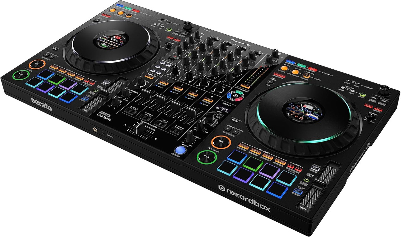 Pioneer DJ DDJ-FLX10 4-Channel DJ Controller for Rekordbox & Serato - Black (DDJ-FLX10) | Musician Madness