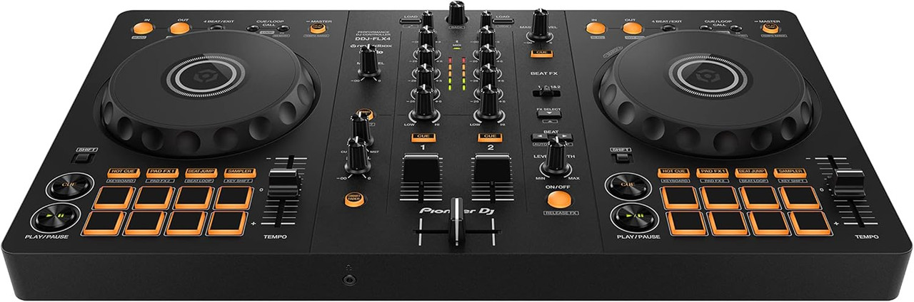 Pioneer DJ DDJ-FLX4 2-Deck Rekordbox and Serato DJ Controller - Graphite (DDJ-FLX4)