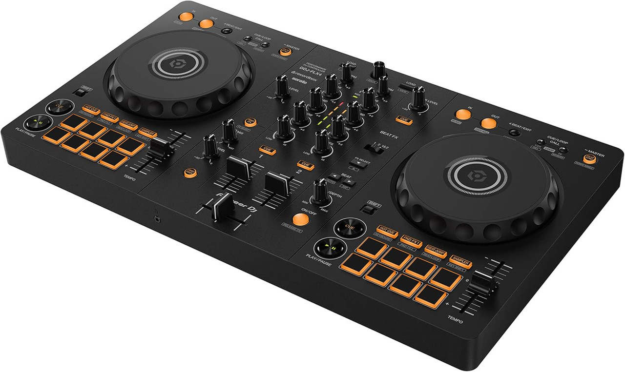 Pioneer DJ DDJ-FLX4 2-Deck Rekordbox and Serato DJ Controller - Graphite (DDJ-FLX4)