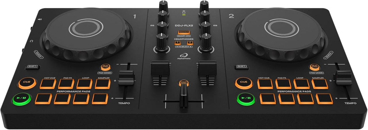 AlphaTheta DDJ-FLX2 Compact 2-Channel DJ Controller (DDJ-FLX2) | Musician Madness