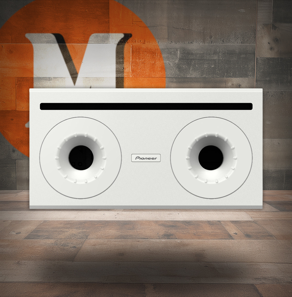 Pioneer DJ 10” Subwoofer - White (CM-510ST-W)