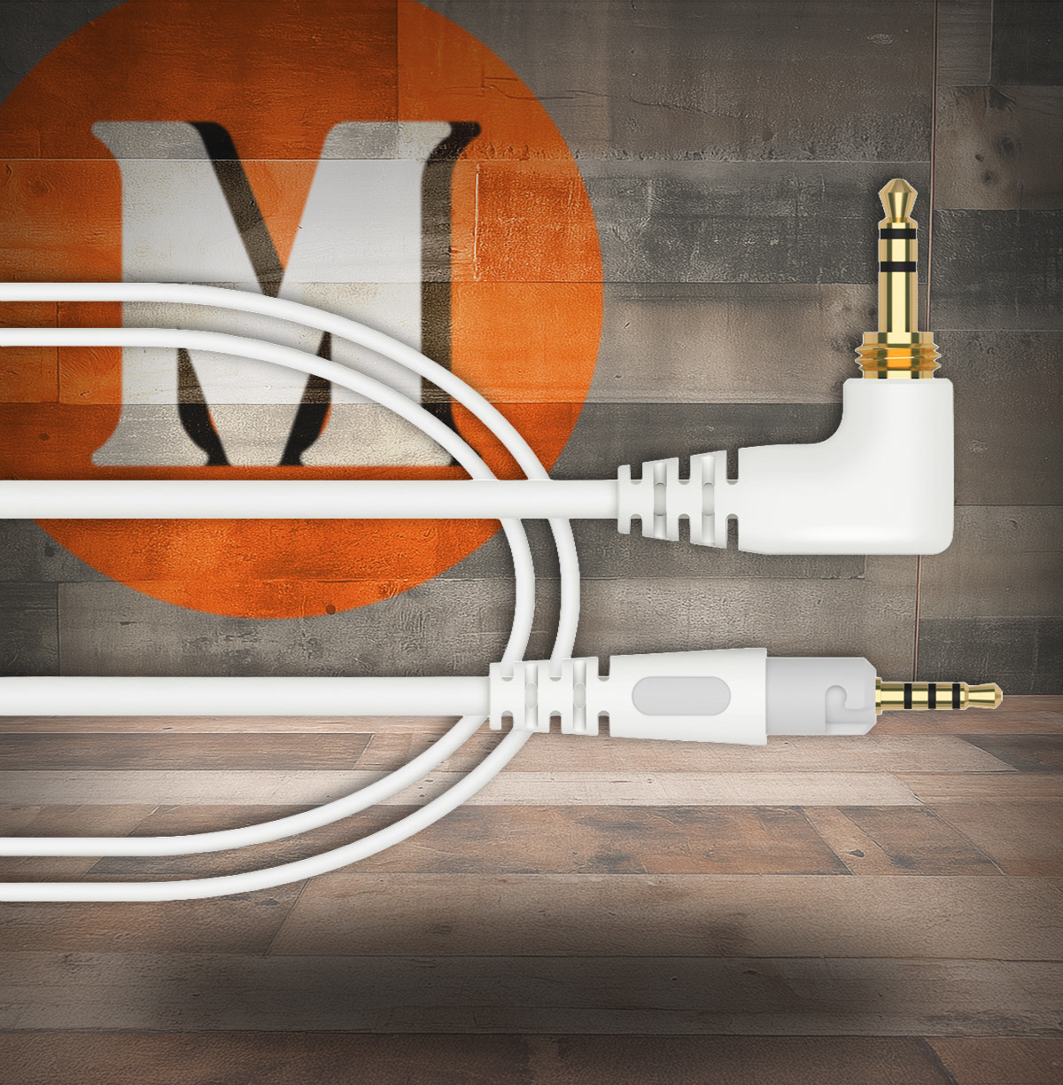 Pioneer DJ 63" Straight Cable for the HDJ-S7-W Headphones (HC-CA0702-W)