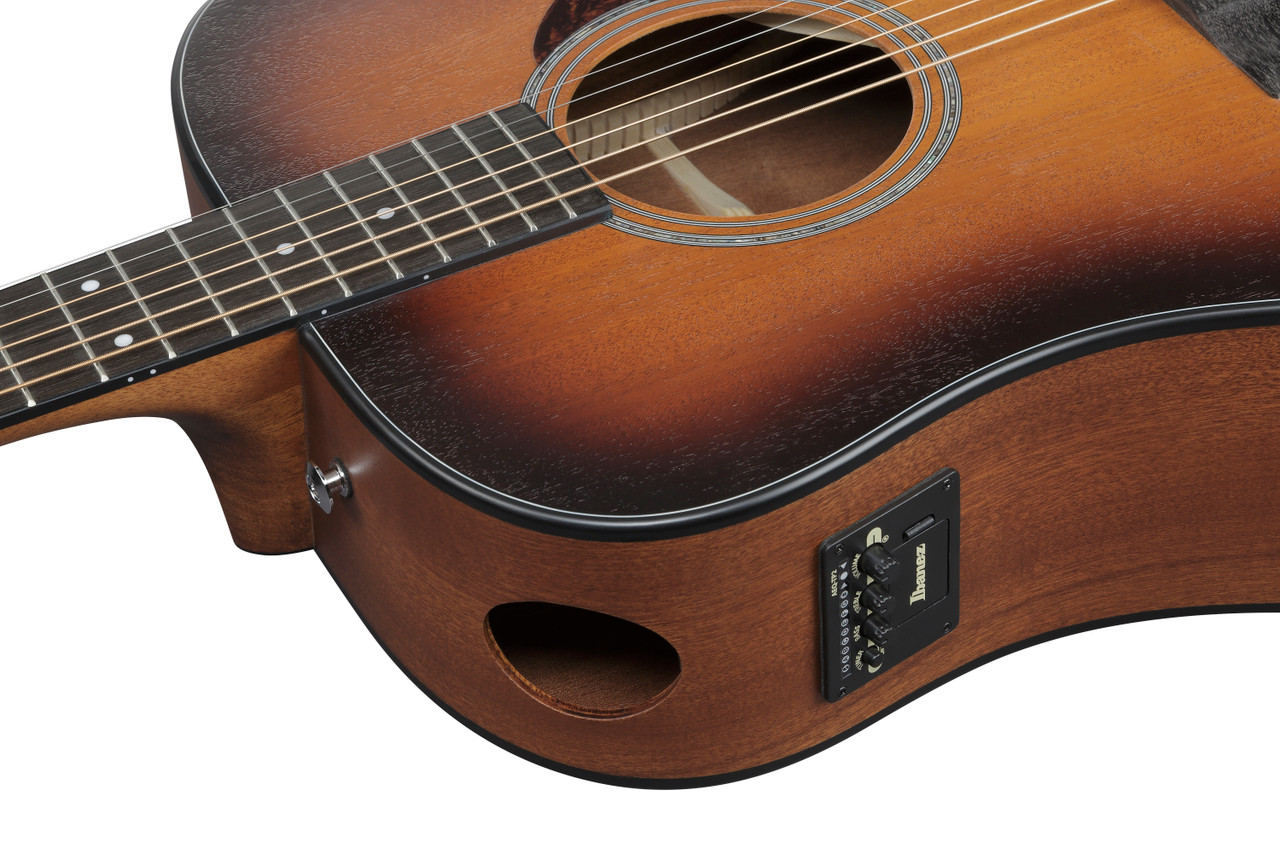 Ibanez AAD54E Acoustic Electric Guitar - Open Pore Sunburst (AAD54EOMH) | Musician Madness
