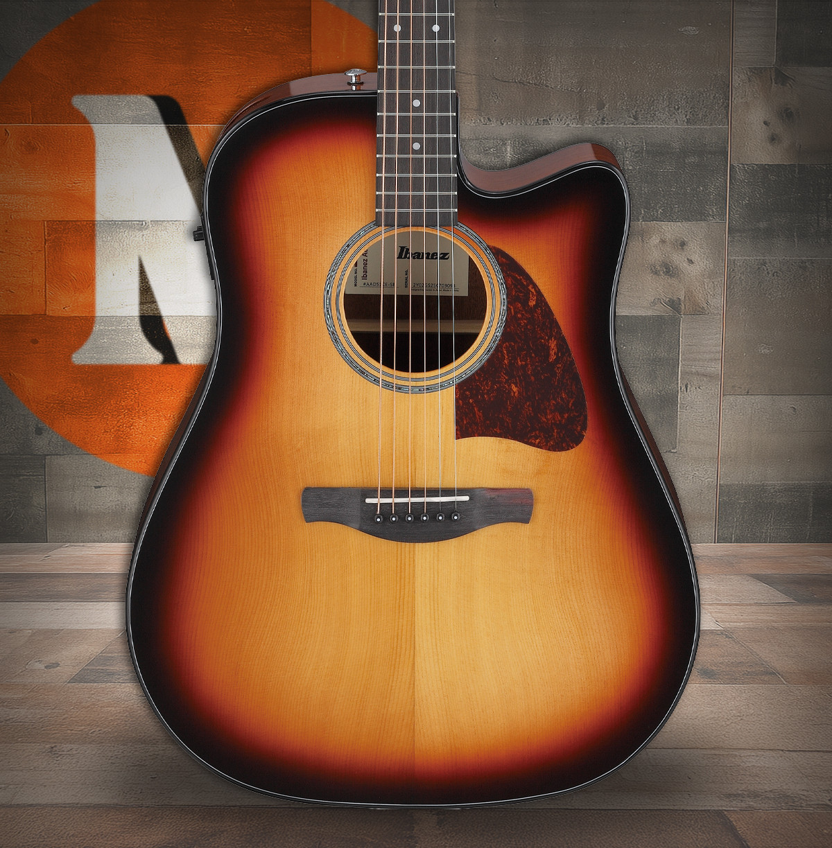 Ibanez AAD51CE Acoustic Electric Guitar - Sunburst (AAD51CESB) | Musician Madness