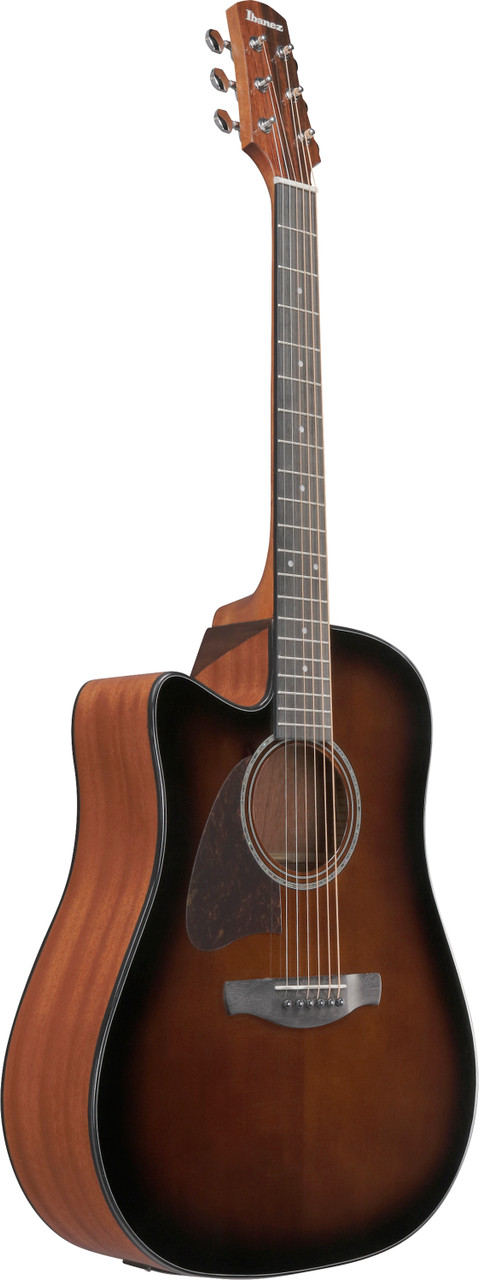 Ibanez AAD51CE Left Handed Acoustic Electric Guitar - Dark Violin Sunburst (AAD51LCEDVS) | Musician Madness