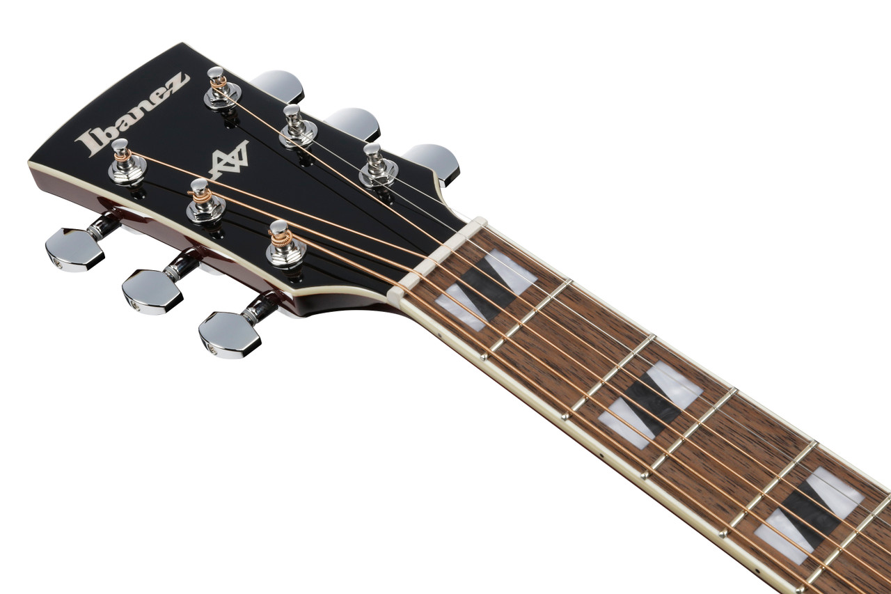 Ibanez AJ70M1E Artwood Jumbo Acoustic Electric Guitar - Wine Red (AJ70M1EWR) | Musician Madness