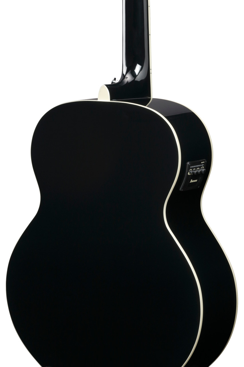 Ibanez AJ7012M1E Artwood Jumbo 12 String Acoustic Electric Guitar - Black (AJ7012M1EBK) | Musician Madness