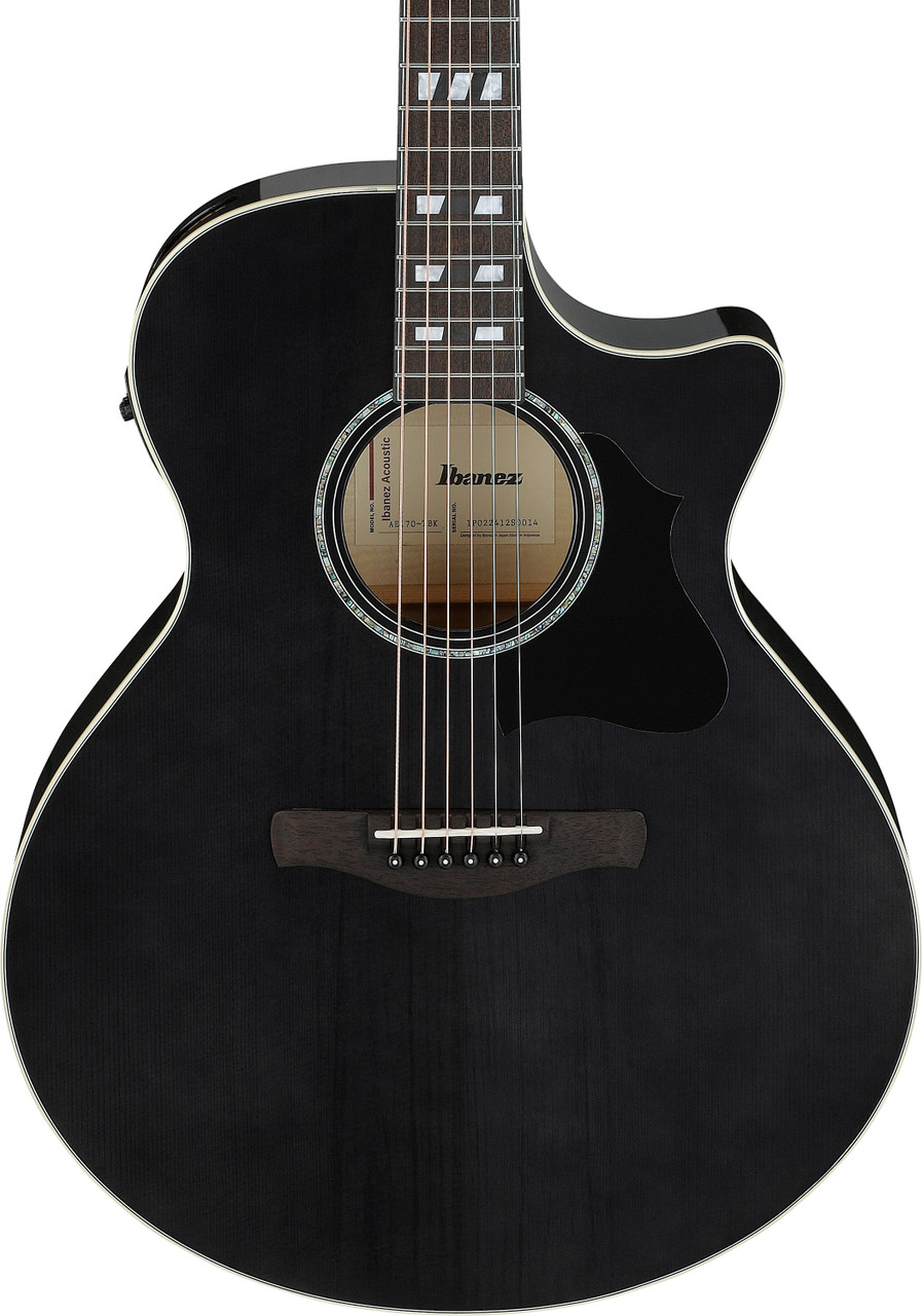 Ibanez AE170 Acoustic Electric Guitar - Black (AE170TBK) | Musician Madness