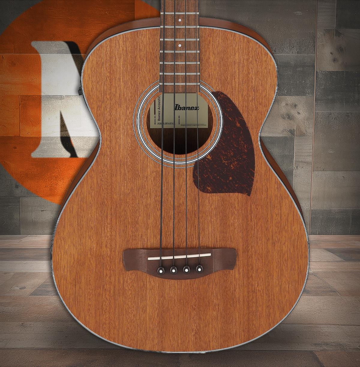 Ibanez PCB54E Acoustic Electric Bass Guitar - Open Pore Natural (PCB54EOPN) | Musician Madness