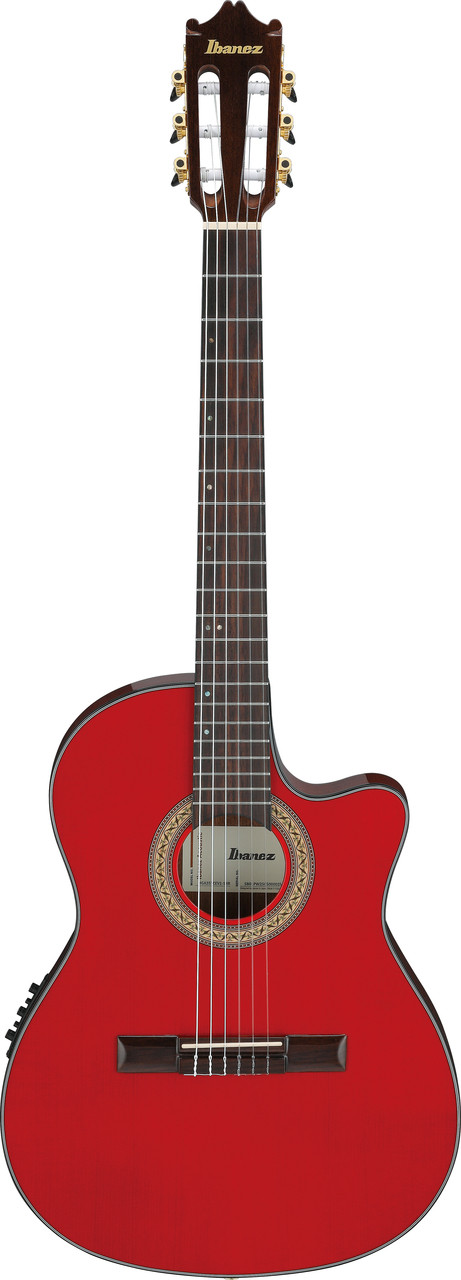 Ibanez GA35TCE Nylon String Acoustic Electric Guitar - Sapphire Red (GA35TCESRR) | Musician Madness