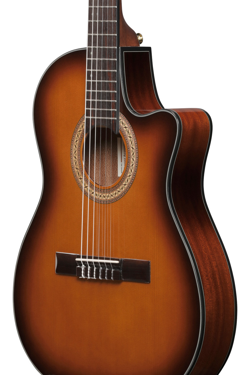 Ibanez GA35TCE Classical Acoustic-Electric Guitar - Dark Violin Sunburst High Gloss (GA35TCEVLS) | Musician Madness
