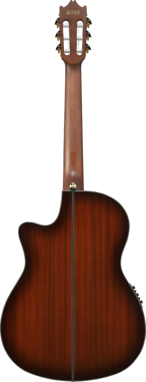 Ibanez GA35TCE Classical Acoustic-Electric Guitar - Dark Violin Sunburst High Gloss (GA35TCEVLS) | Musician Madness