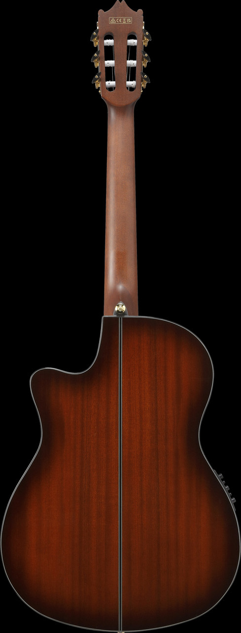 Ibanez GA35TCE Classical Acoustic-Electric Guitar - Dark Violin Sunburst High Gloss (GA35TCEVLS) | Musician Madness