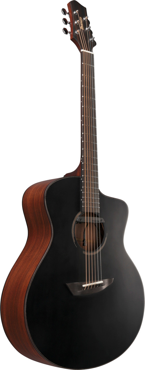 Ibanez JGM10 Acoustic Guitar - Black Satin Top, Natural High Gloss Back and Sides (JGM10BSN) | Musician Madness