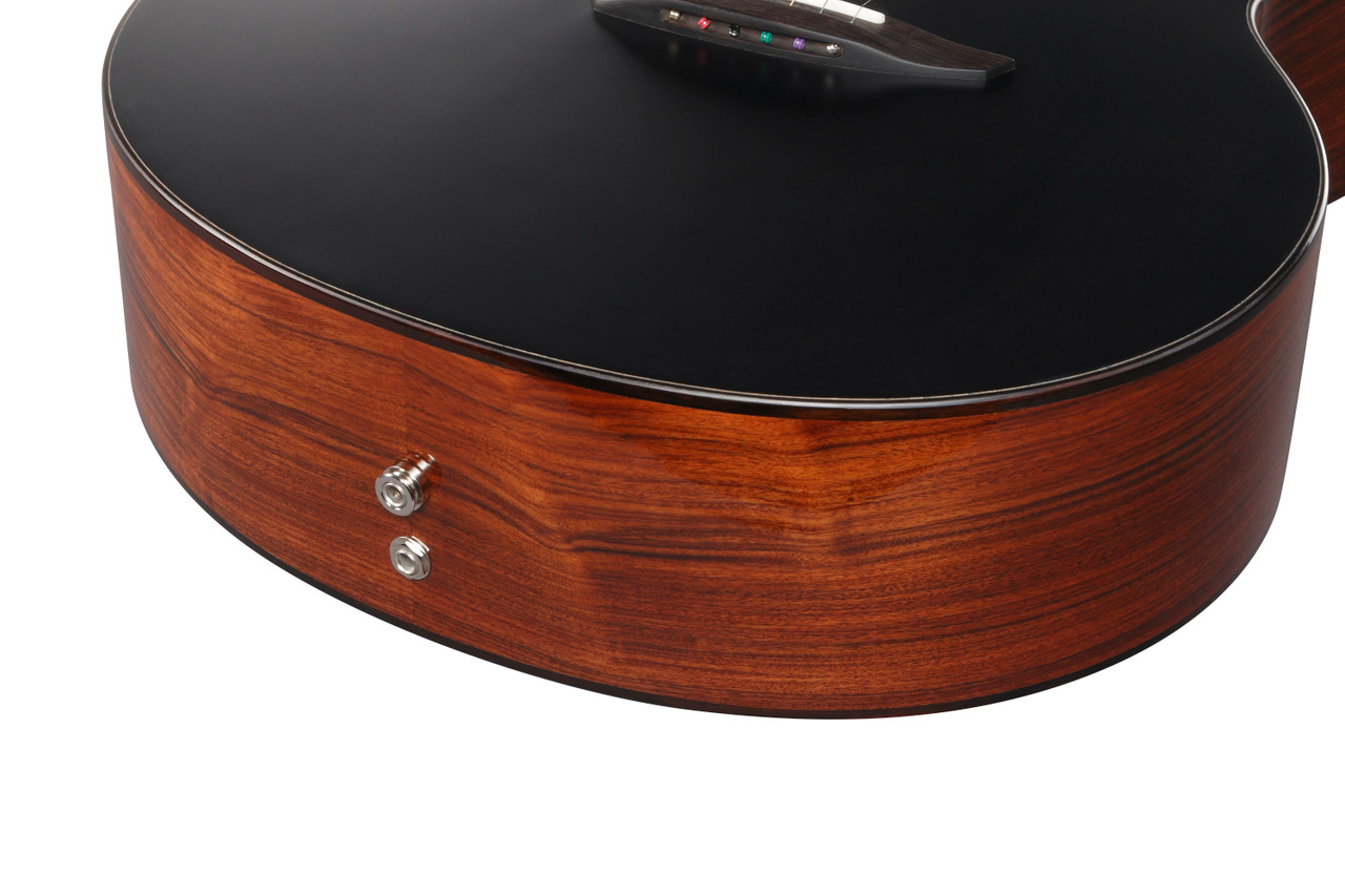 Ibanez JGM10 Acoustic Guitar - Black Satin Top, Natural High Gloss Back and Sides (JGM10BSN) | Musician Madness