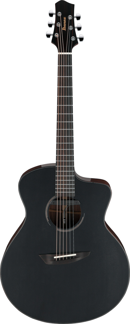 Ibanez JGM10 Acoustic Guitar - Black Satin Top, Natural High Gloss Back and Sides (JGM10BSN) | Musician Madness