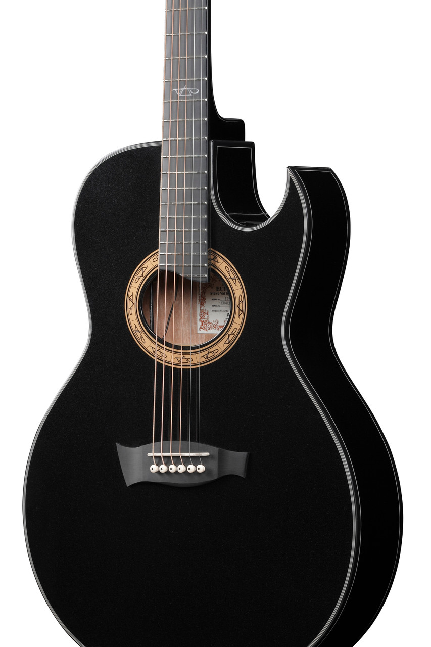 Ibanez Euphoria EP5 Steve Vai Signature Acoustic Electric Guitar - Pearl Black (EP5BP) | Musician Madness