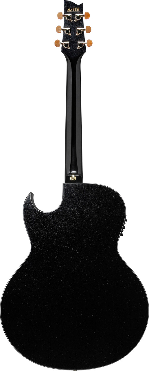 Ibanez Euphoria EP5 Steve Vai Signature Acoustic Electric Guitar - Pearl Black (EP5BP) | Musician Madness