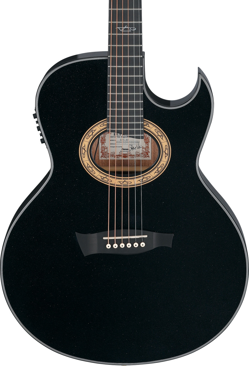 Ibanez Euphoria EP5 Steve Vai Signature Acoustic Electric Guitar - Pearl Black (EP5BP) | Musician Madness