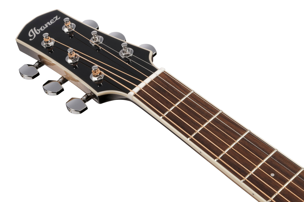 Ibanez AAM370MCETPA Advanced Acoustic Auditorium Acoustic Electric Guitar - Transparent Panda (AAM370M1CETPA) | Musician Madness