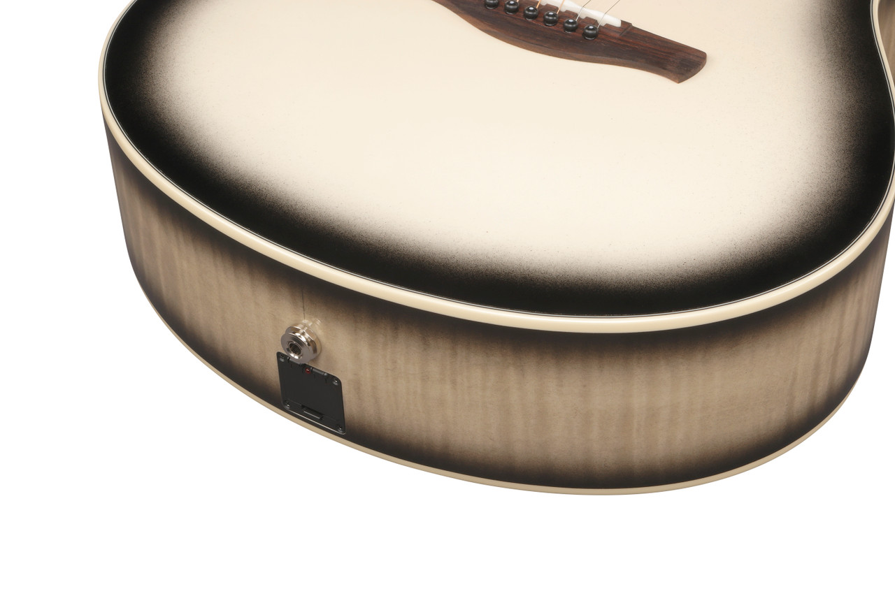 Ibanez AAM370MCETPA Advanced Acoustic Auditorium Acoustic Electric Guitar - Transparent Panda (AAM370M1CETPA) | Musician Madness