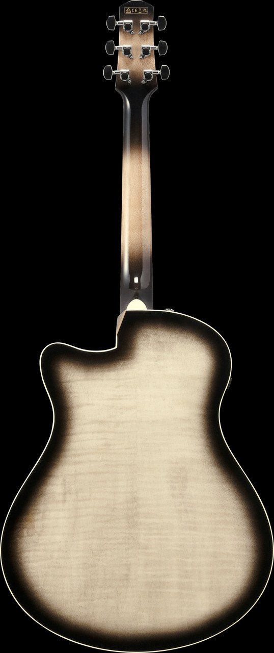 Ibanez AAM370MCETPA Advanced Acoustic Auditorium Acoustic Electric Guitar - Transparent Panda (AAM370M1CETPA) | Musician Madness