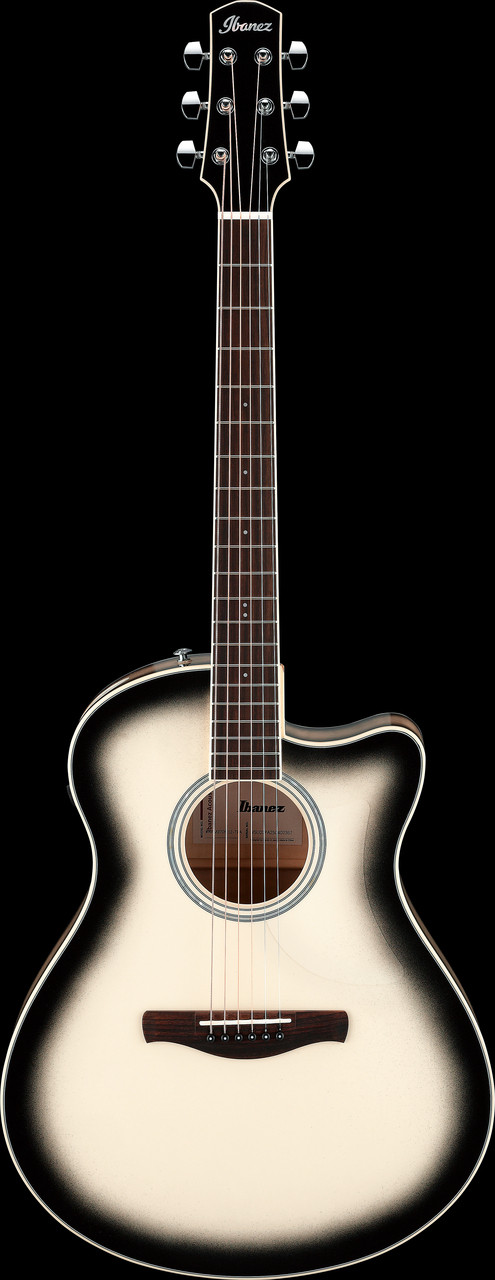 Ibanez AAM370MCETPA Advanced Acoustic Auditorium Acoustic Electric Guitar - Transparent Panda (AAM370M1CETPA) | Musician Madness