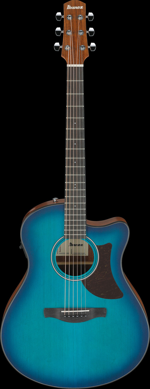 Ibanez AAM50CE Advanced Acoustic Auditorium Acoustic Electric Guitar - Sapphire Blue Burst (AAM50CESBO) | Musician Madness
