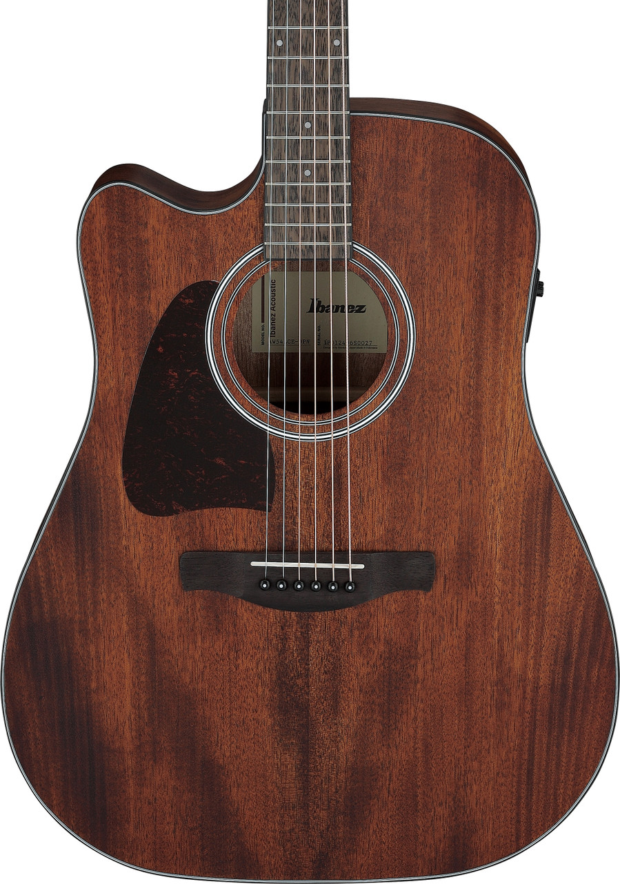 Ibanez AW54LCE Handed Electric Guitar Acoustic Left - Open Pore Natural (AW54LCEOPN) | Musician Madness