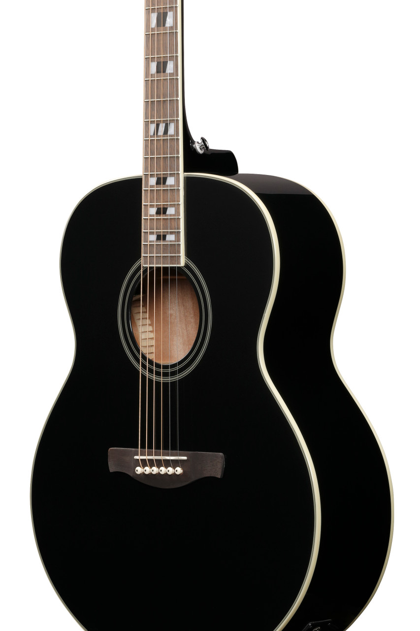 Ibanez AJ70M1E Artwood Jumbo Acoustic Electric Guitar - Black High Gloss (AJ70M1EBK) | Musician Madness