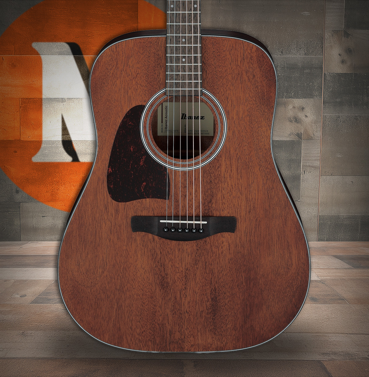 Ibanez AW54 Left-Handed Acoustic Guitar - Open Pore Natural (AW54LOPN) | Musician Madness