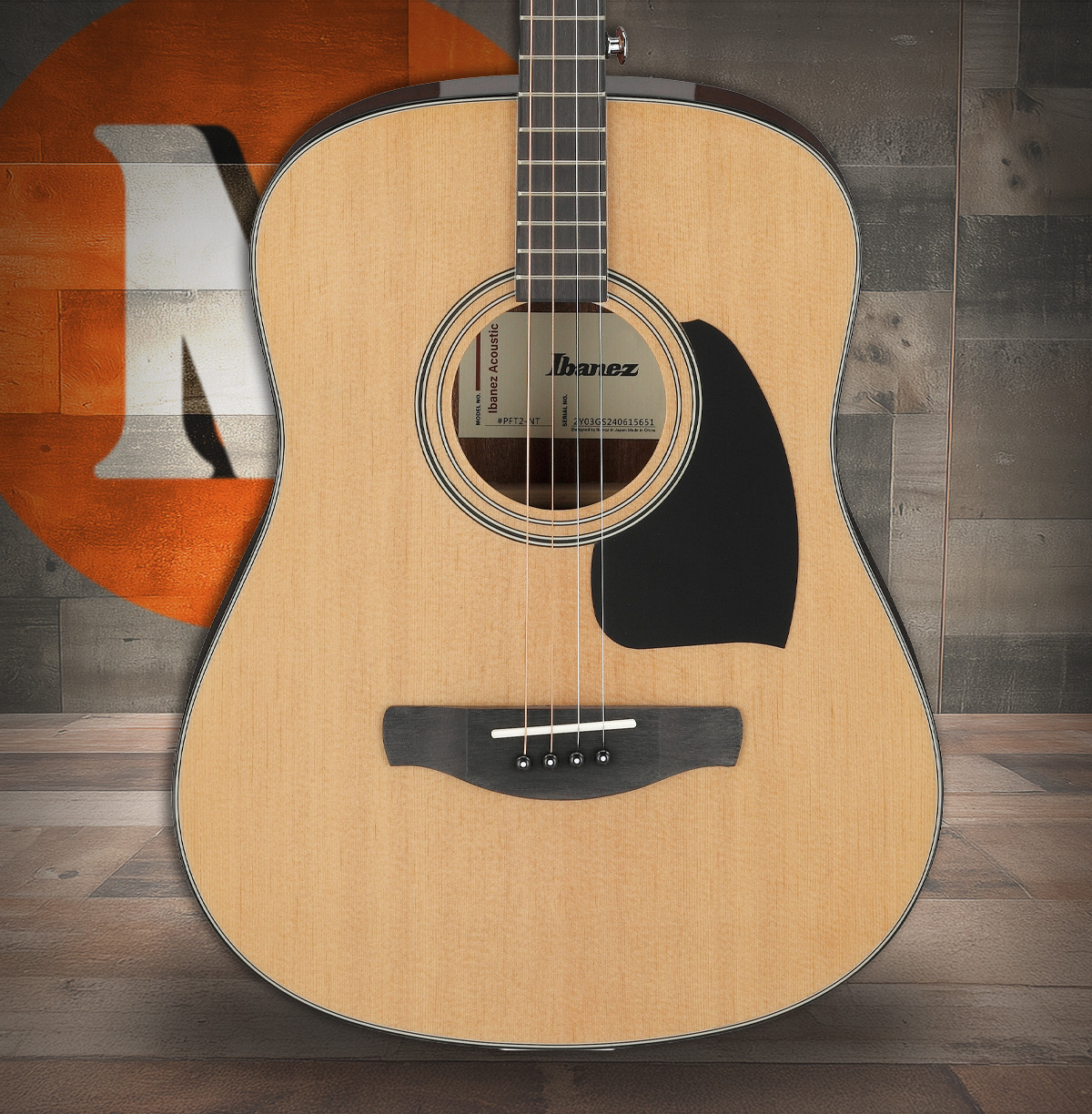 Ibanez PFT2 Tenor Acoustic Guitar - Natural High Gloss (PFT2NT) | Musician Madness