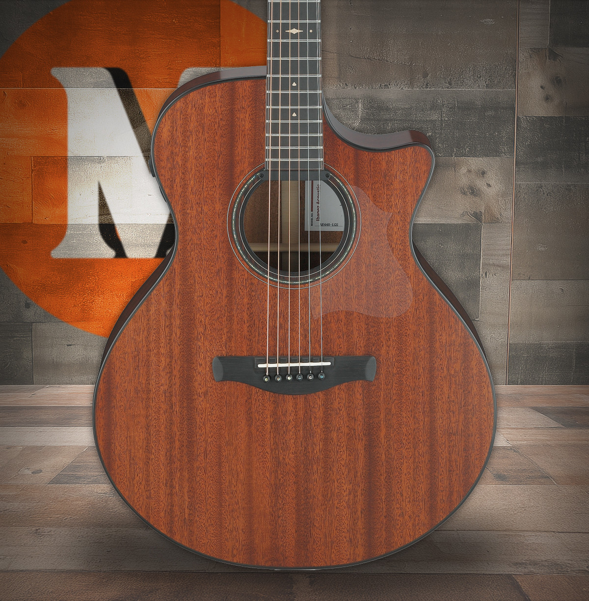 Ibanez AE440LGS Platinum Collection Acoustic-electric Guitar - Natural Low Gloss (AE440LGS) | Musician Madness