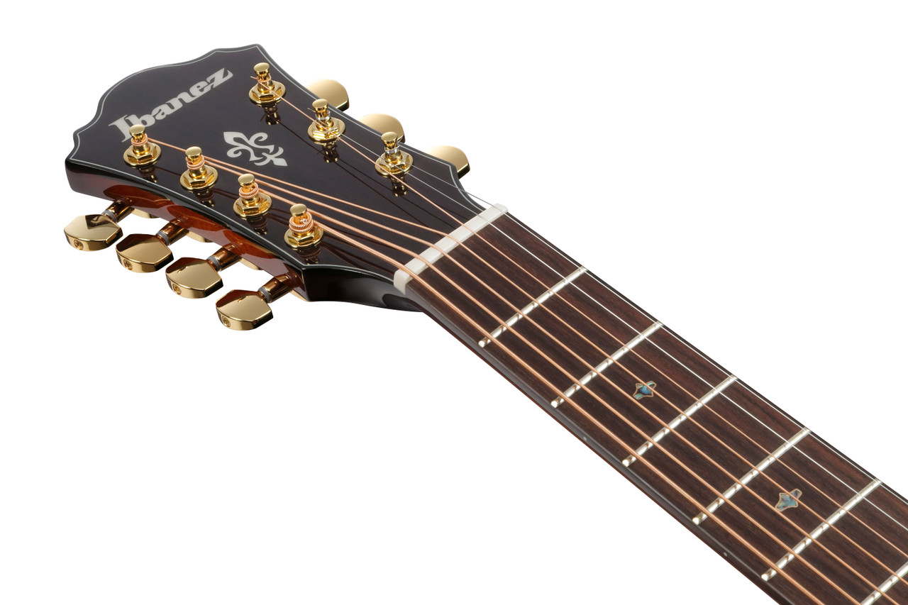 Ibanez AE3007FMHTBH 7-String Acoustic-Electric Guitar AE - Tobacco Edge Burst High Gloss (AE3007FMHTBH) | Musician Madness
