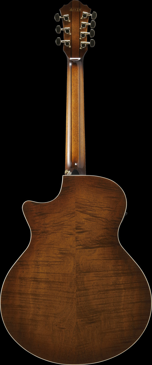 Ibanez AE3007FMHTBH 7-String Acoustic Electric Guitar AE - Tobacco Edge Burst High Gloss (AE3007FMHTBH) | Musician Madness