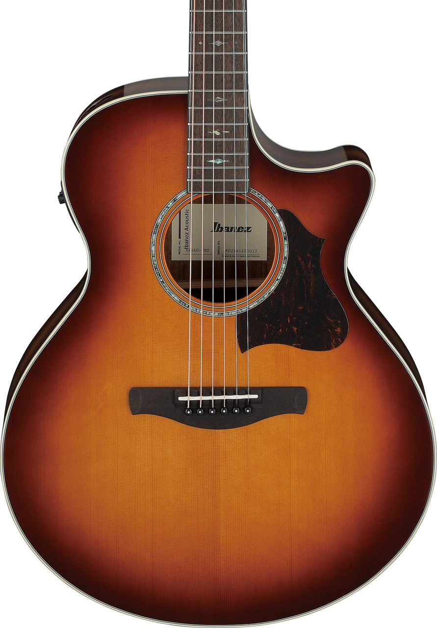 Ibanez AE160VMS Acoustic Electric Guitar - Vintage Mahogany Sunburst (AE160VMS) | Musician Madness