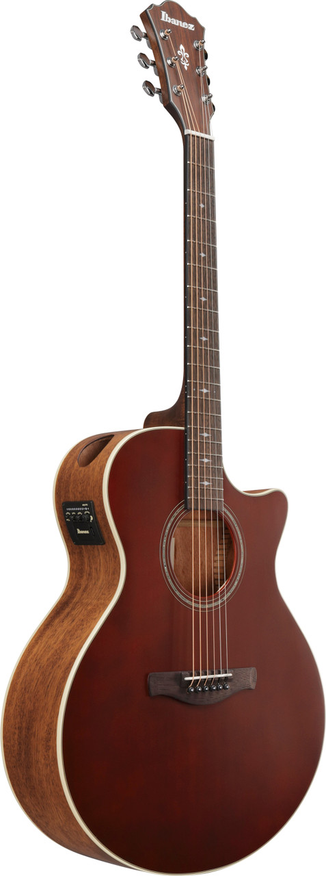 Ibanez AE100BUF Grand Auditorium Acoustic Electric Guitar - Burgundy Flat (AE100BUF) | Musician Madness